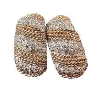 Panetta Vintage Designer pierced earrings